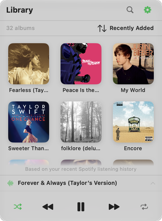 Toggle Music: …or a clean grid